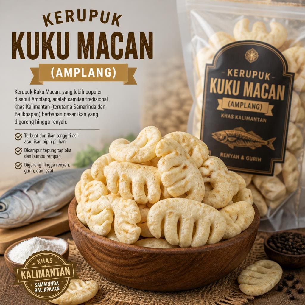 Kerupuk Kuku Macan dari Sate Khas Senayan